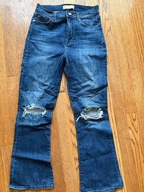 7 For All Mankind Dark Indigo Blair Authentic Jeans